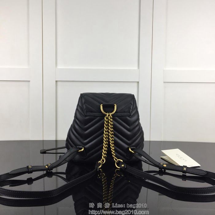 GUCCI古馳 新款 專櫃品質 原單 528129 克色 女款雙肩包HY1378